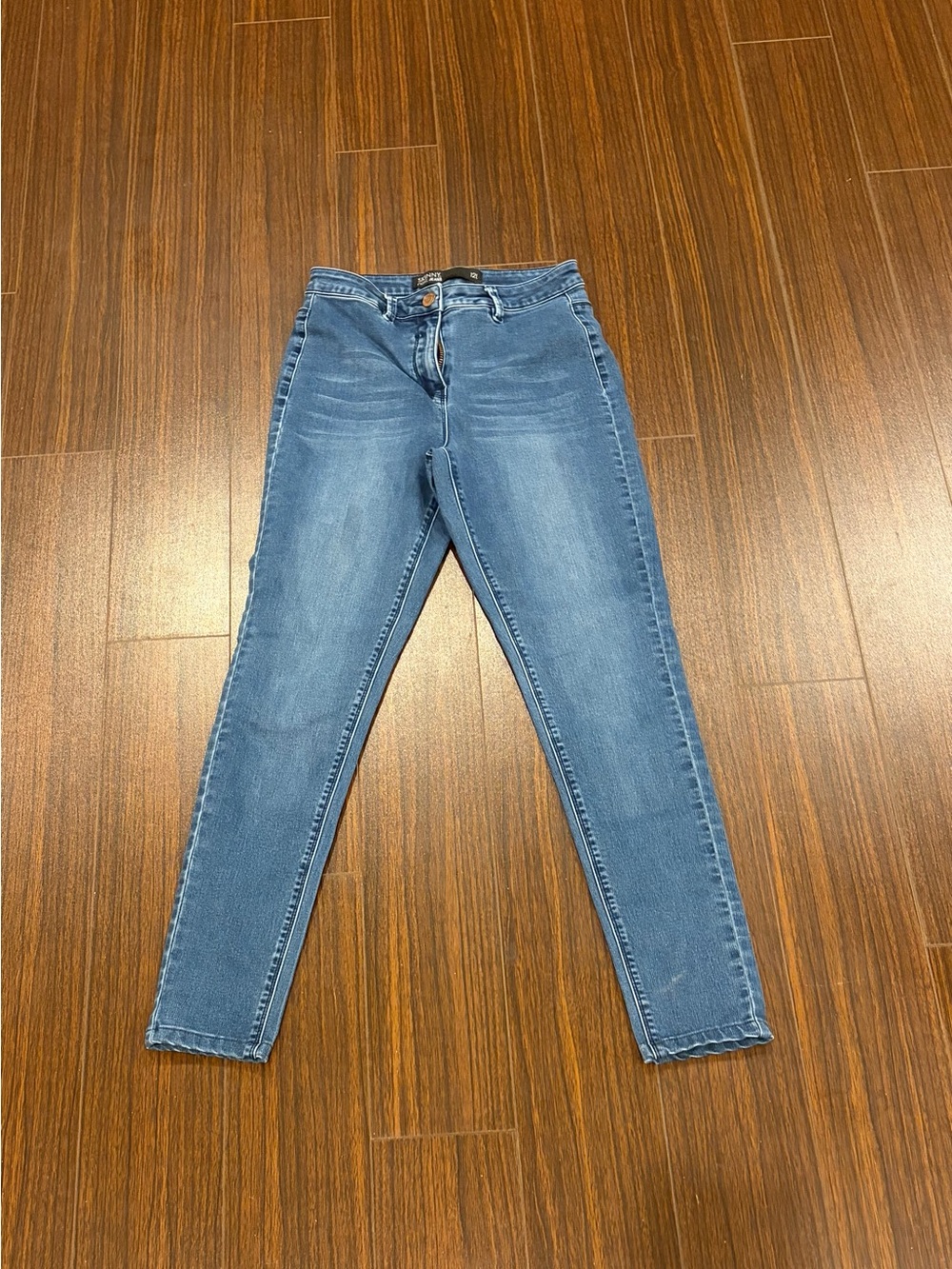 next Women's Medium Blue Skinny Jeans UK 12L
